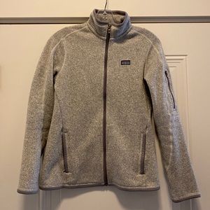 Patagonia gray zip up jacket